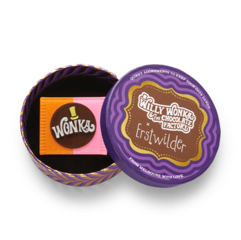 Erstwilder Willy Wonka Bar Brooch