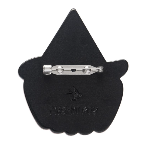 Erstwilder Megan Roy Haunted at Heart Witch O'Lantern Brooch