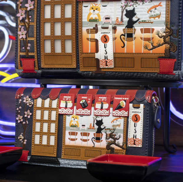 PREORDER Vendula Sushi Blue Edition Large Ziparound Wallet