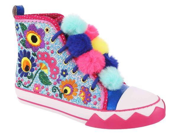 Irregular Choice Carnival Carnation Blue