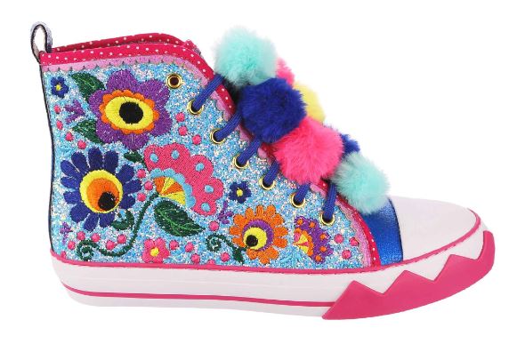 Irregular Choice Carnival Carnation Blue