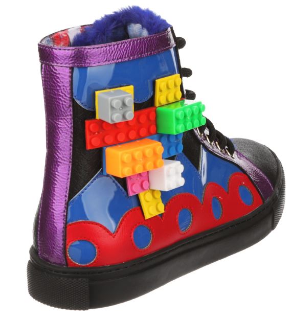 Irregular Choice Build It Colourful Kingdom Black