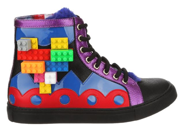 Irregular Choice Build It Colourful Kingdom Black