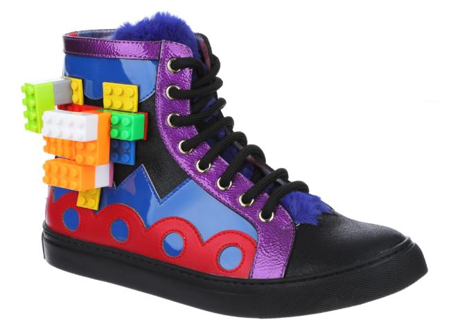 Irregular Choice Build It Colourful Kingdom Black