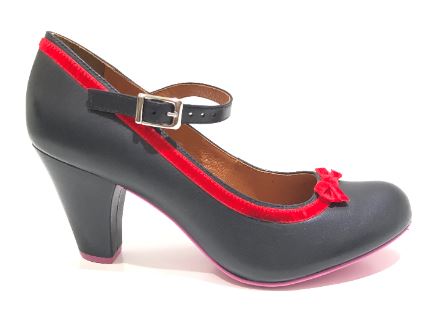 Cristofoli Eileen Black with Red Ribbon