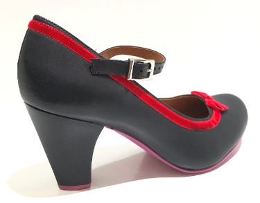 Cristofoli Eileen Black with Red Ribbon