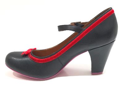 Cristofoli Eileen Black with Red Ribbon