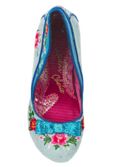 Irregular Choice Fancy Folk Blue