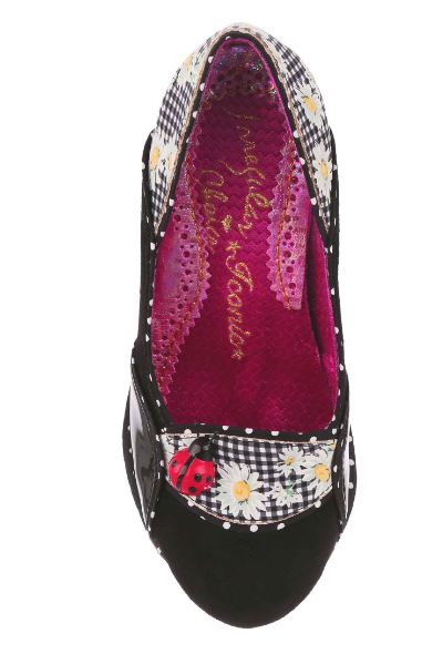 Irregular Choice Future Ladybug 2 Black