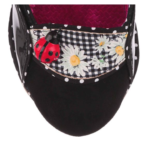 Irregular Choice Future Ladybug 2 Black