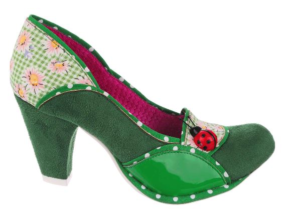 Irregular Choice Future Ladybug 2 Green