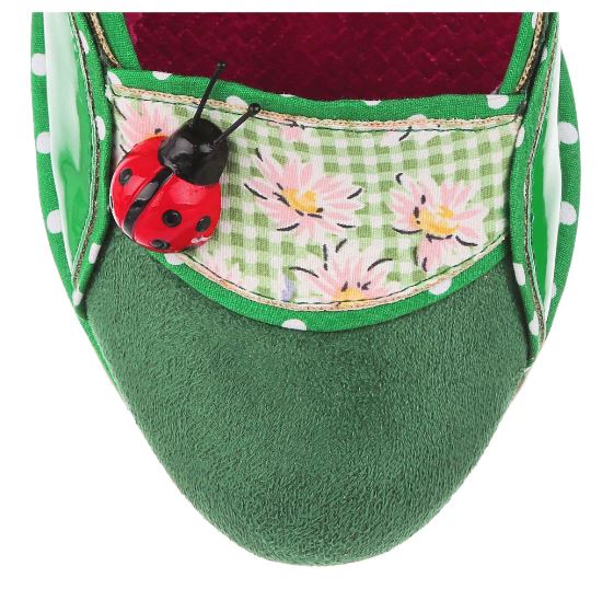 Irregular Choice Future Ladybug 2 Green