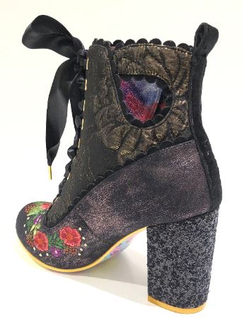 Irregular Choice Garden Walk Black