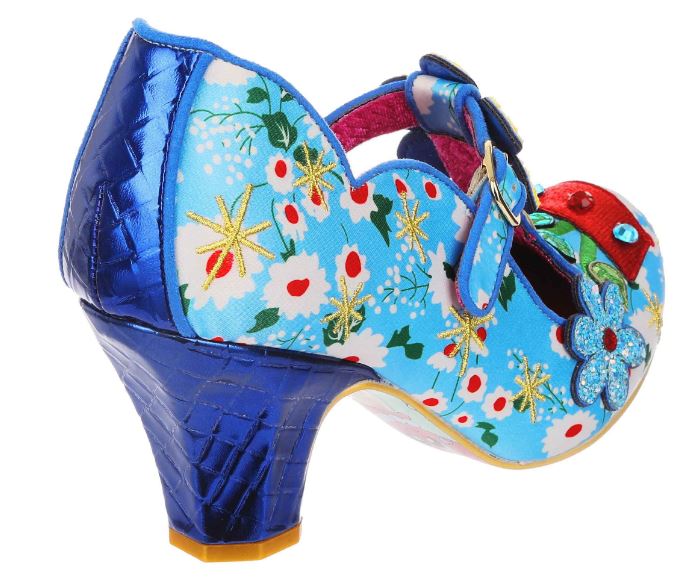 Irregular Choice Flower Pot Happy Houseplant Blue