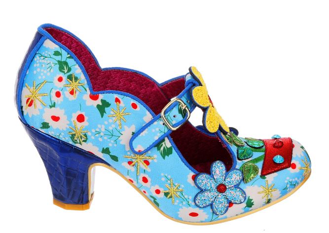 Irregular Choice Flower Pot Happy Houseplant Blue