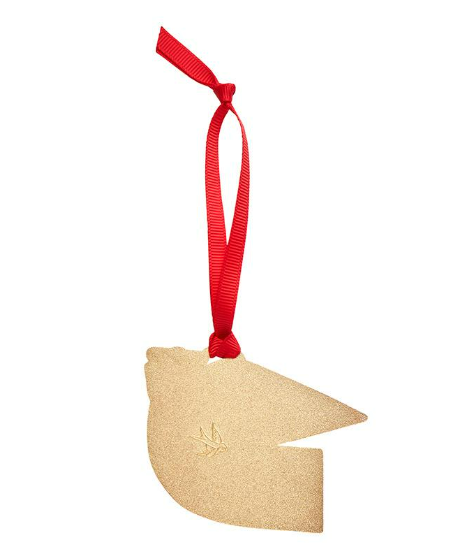 Erstwilder Modern Holiday Holy Herald Enamel Tree Ornament