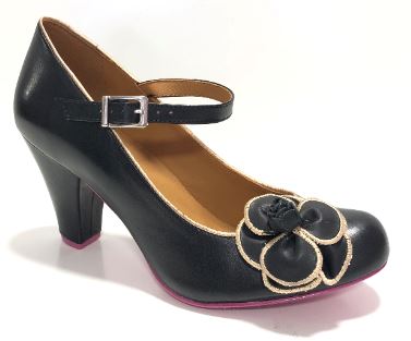 Cristofoli Autumnal Juliet Black with Rose Gold Trim