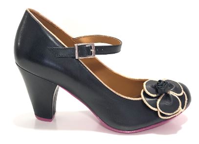 Cristofoli Autumnal Juliet Black with Rose Gold Trim