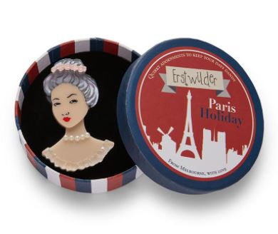 Erstwilder Paris Holiday Marie Antoinette Brooch