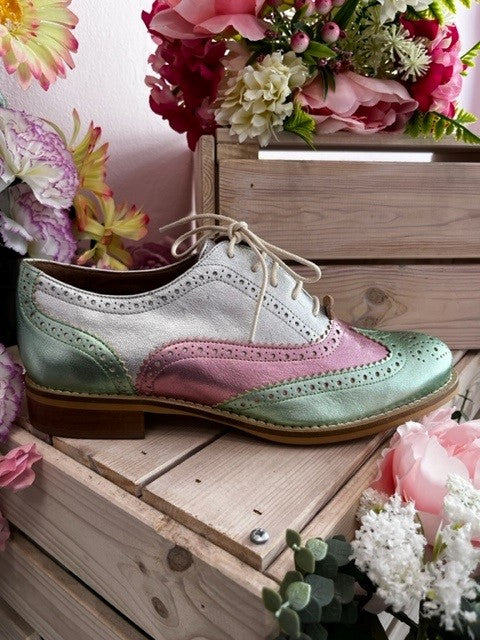 Mint and pink shoes Clearance