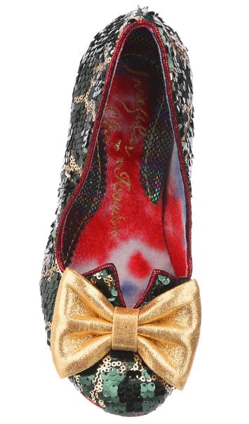 Irregular Choice Party 21 Nick Of Time Green