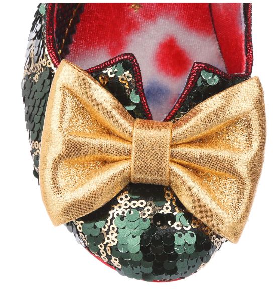 Irregular Choice Party 21 Nick Of Time Green