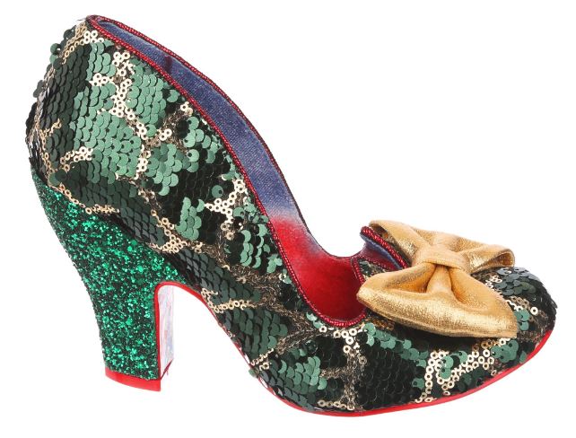 Irregular Choice Party 21 Nick Of Time Green