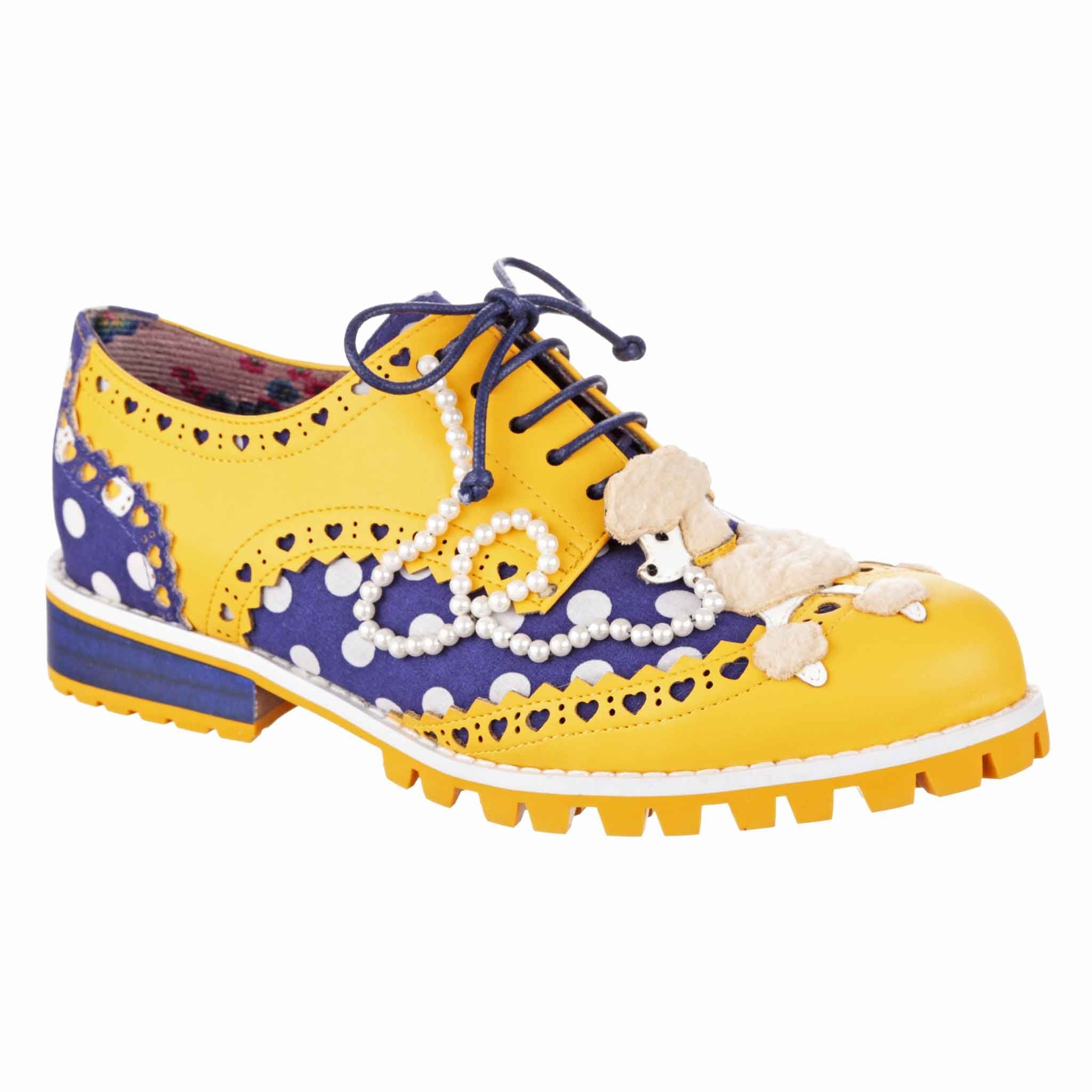 Irregular Choice Sockshop Sweeties Mustard – Shoe Fun