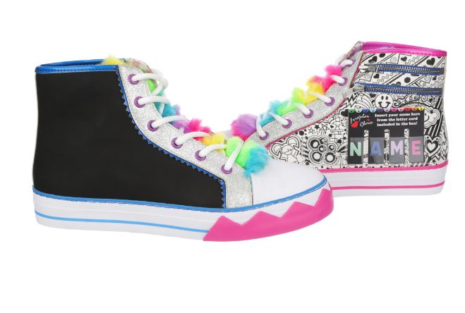 Irregular Choice Festival Boots Spelling Bee