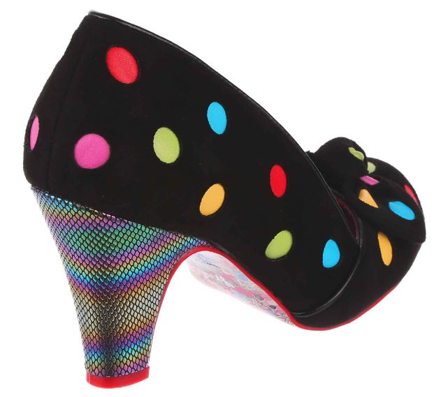 Irregular Choice Spot The Dot Black