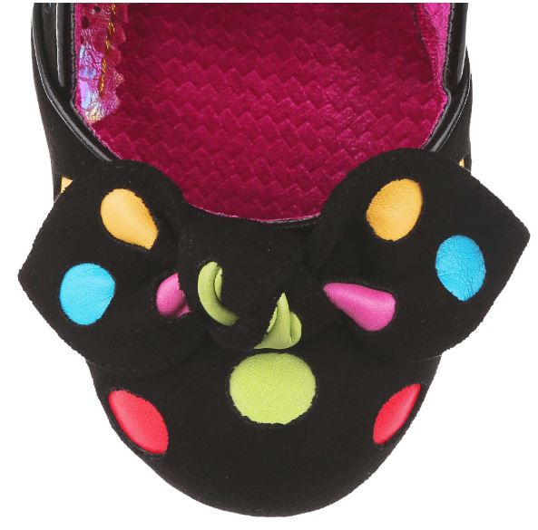 Irregular Choice Spot The Dot Black