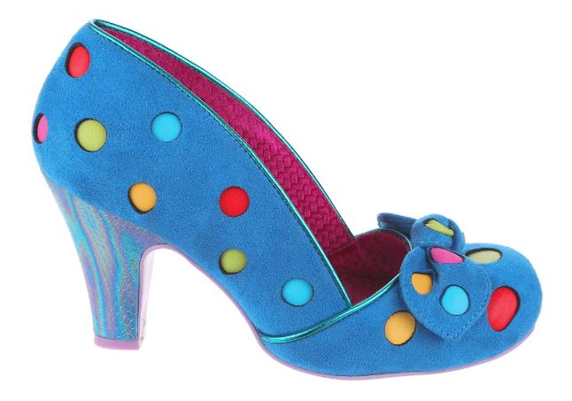 Irregular Choice Spot The Dot Blue