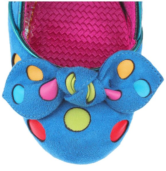 Irregular Choice Spot The Dot Blue