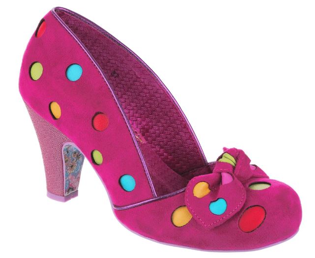 Irregular Choice Spot The Dot Pink