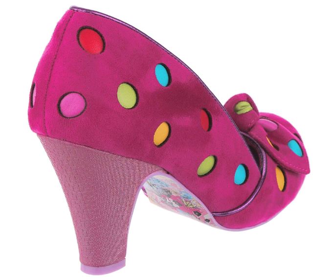 Irregular Choice Spot The Dot Pink