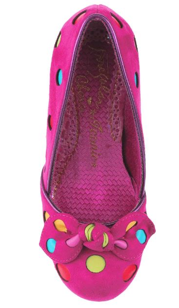 Irregular Choice Spot The Dot Pink