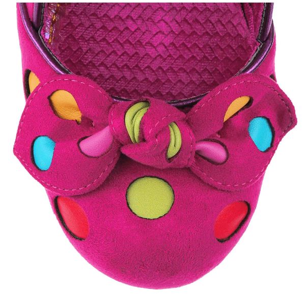 Irregular Choice Spot The Dot Pink