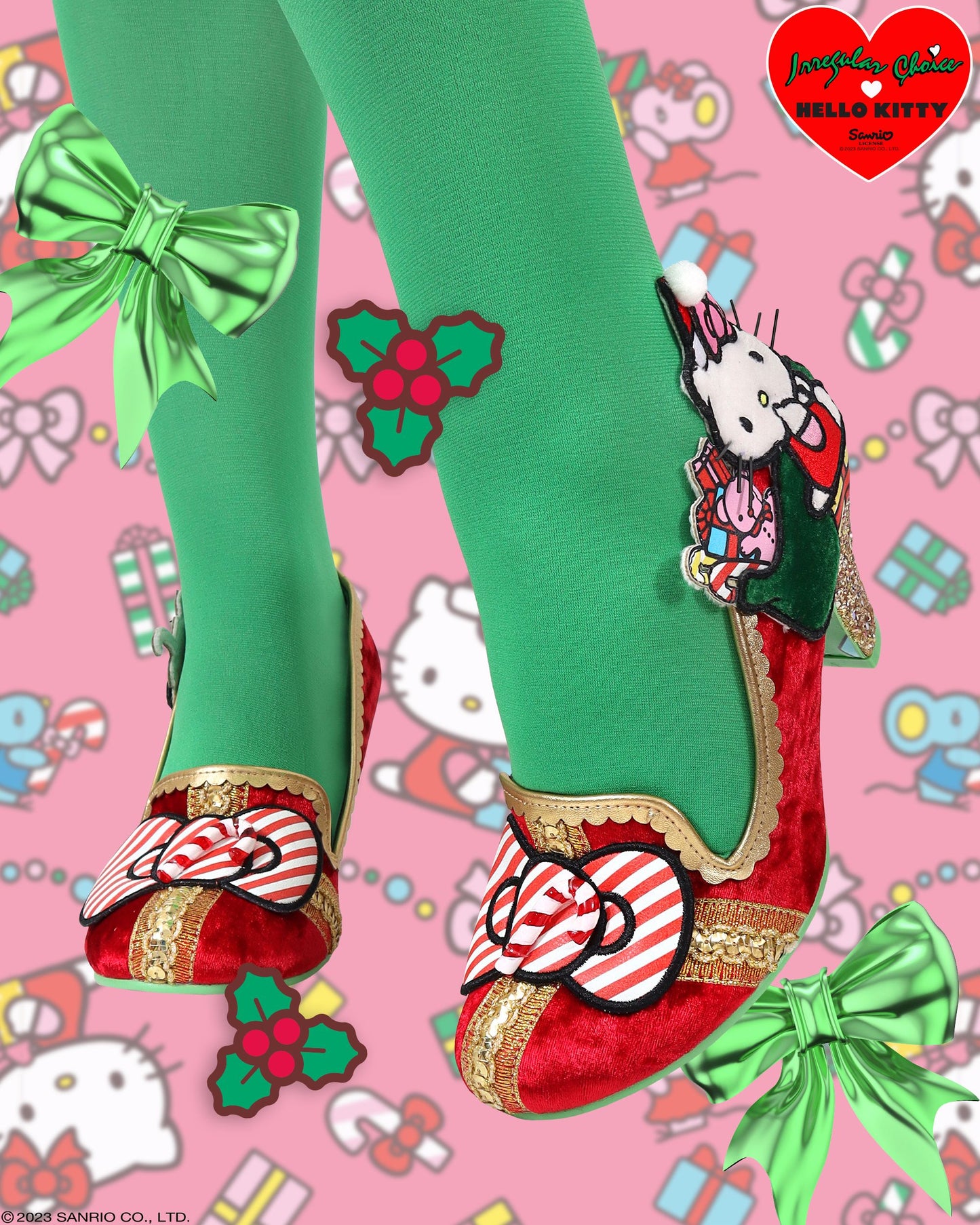 Irregular Choice Sanrio Kitty Kringle