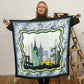 Vendula New York Cats and Corgis Large Square Scarf