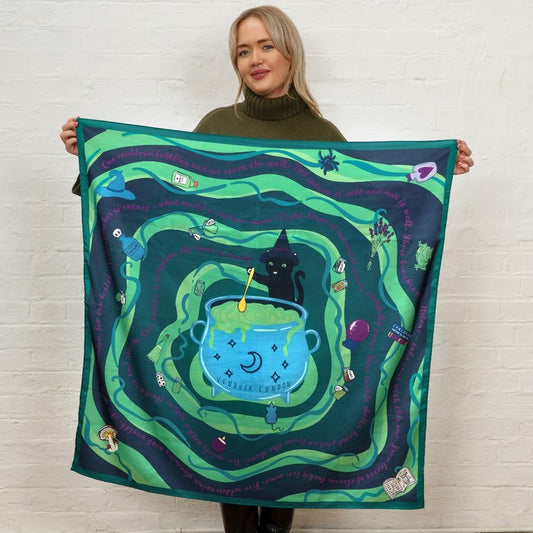 Vendula The Witches Pantry Large Satin Square Scarf