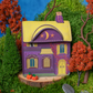 Vendula Village House Coin Purse No 7