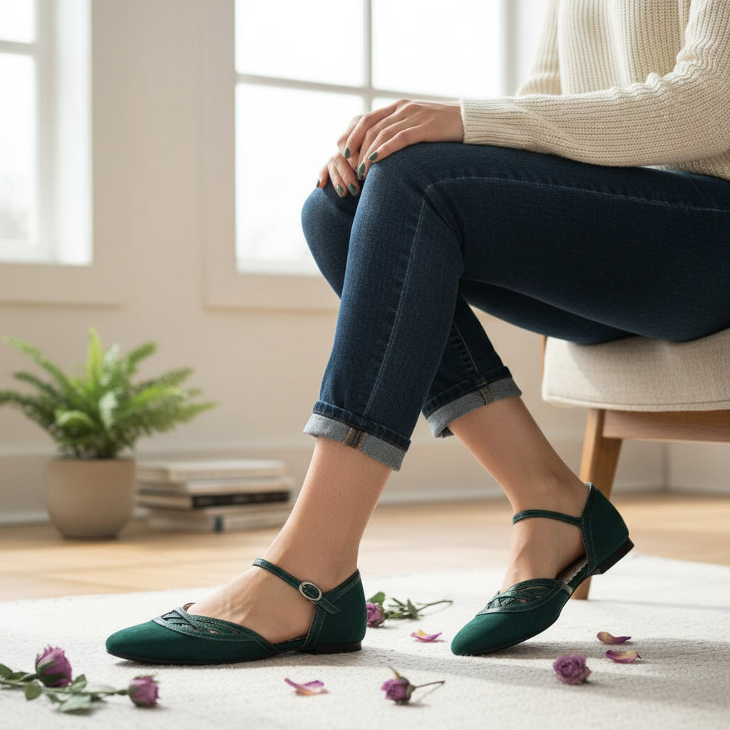 The Vibe is Enchanted in Forest Green