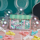 Vendula Bubble Cats Laundromat Accordian Card Wallet