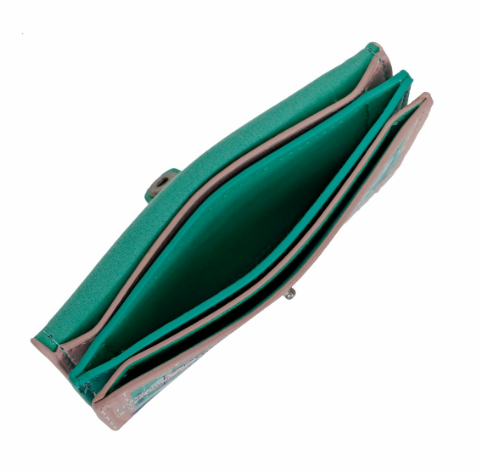 Vendula Bubble Cats Laundromat Accordian Card Wallet