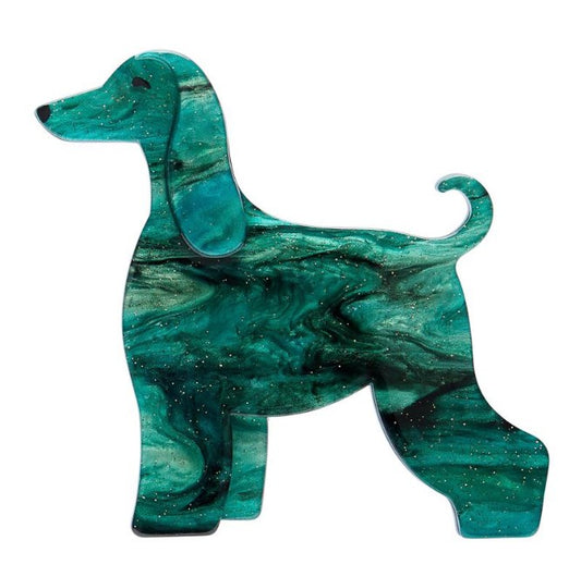 Erstwilder Fan Favs Ainslee the Afghan Hound Brooch