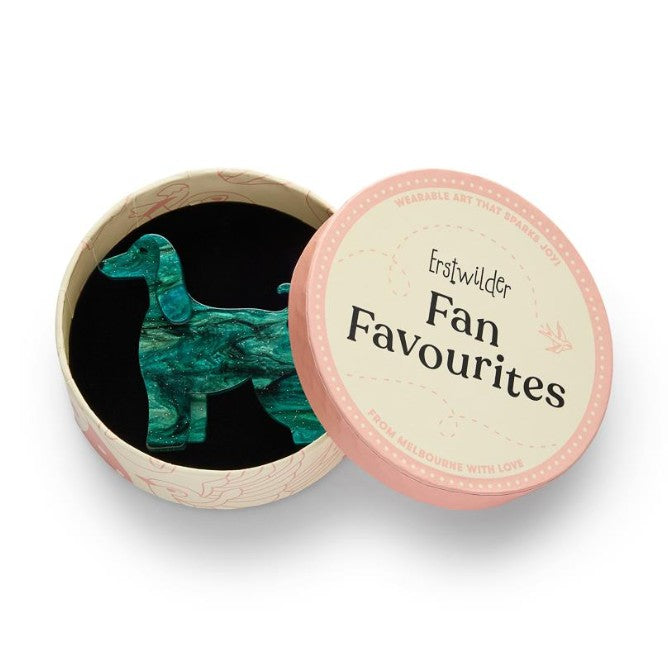Erstwilder Fan Favs Ainslee the Afghan Hound Brooch