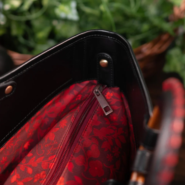 PREORDER Vendula Butterfly Garden Woven Large Ari Bag