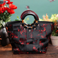 PREORDER Vendula Butterfly Garden Woven Large Ari Bag