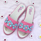 The Vibe is Flower Power In Pink with Summer Blue Flowers