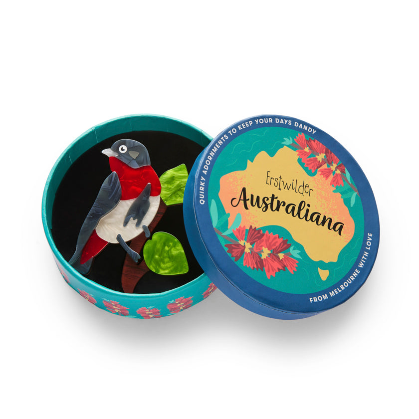 Erstwilder Australiana Mabel the Mistletoebird Brooch